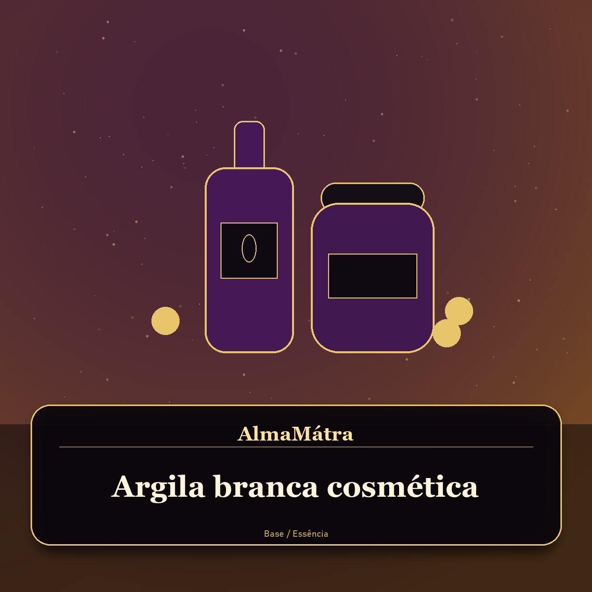 Argila branca cosmética