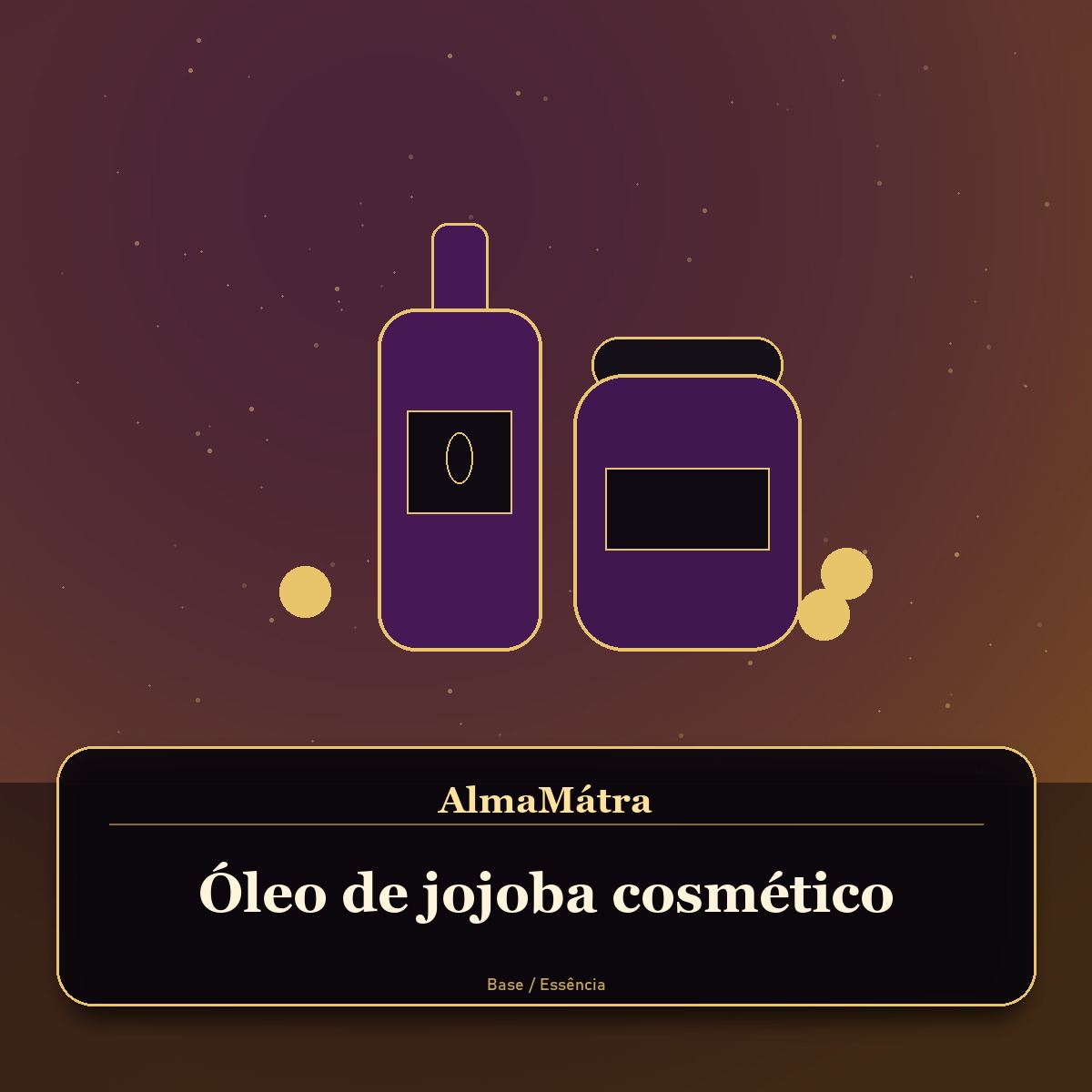 Óleo de jojoba cosmético
