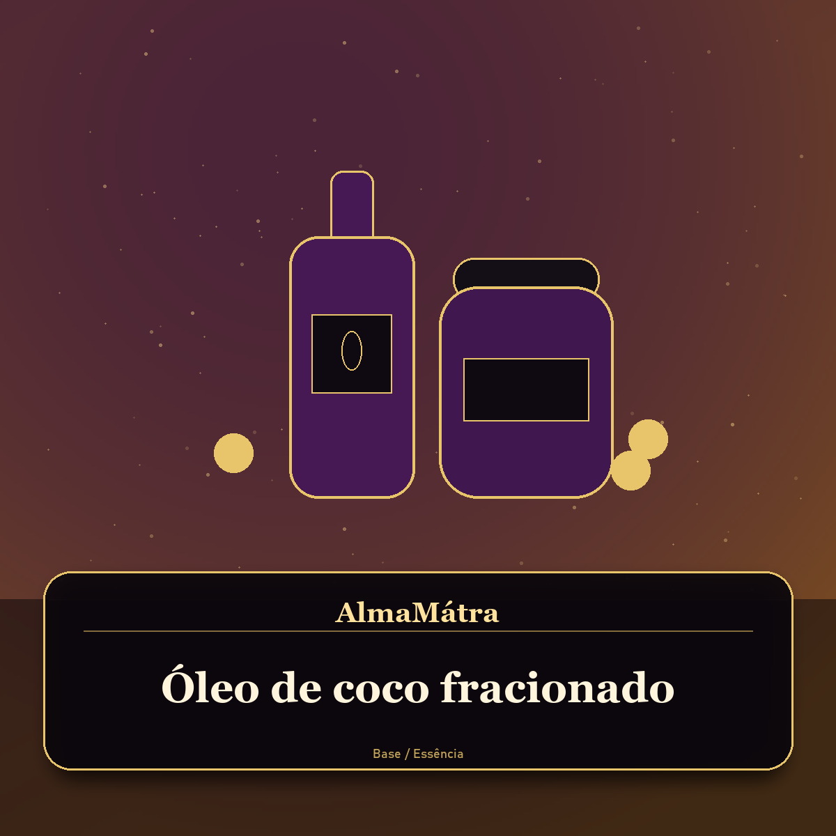 Óleo de coco fracionado