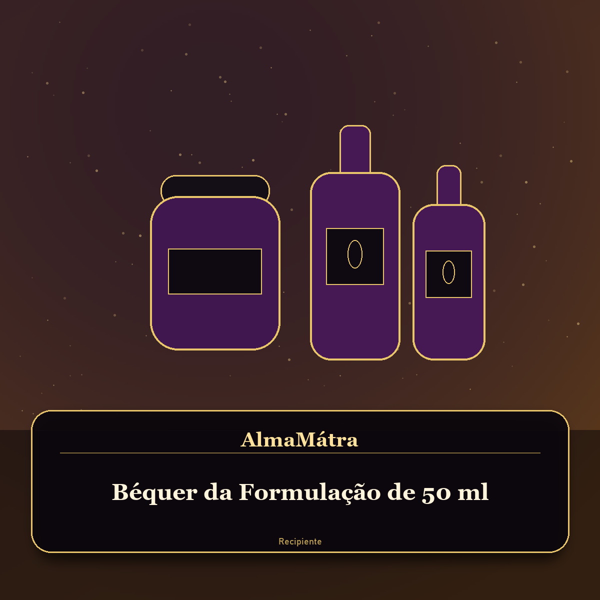 Béquer da Formulação de 50 ml