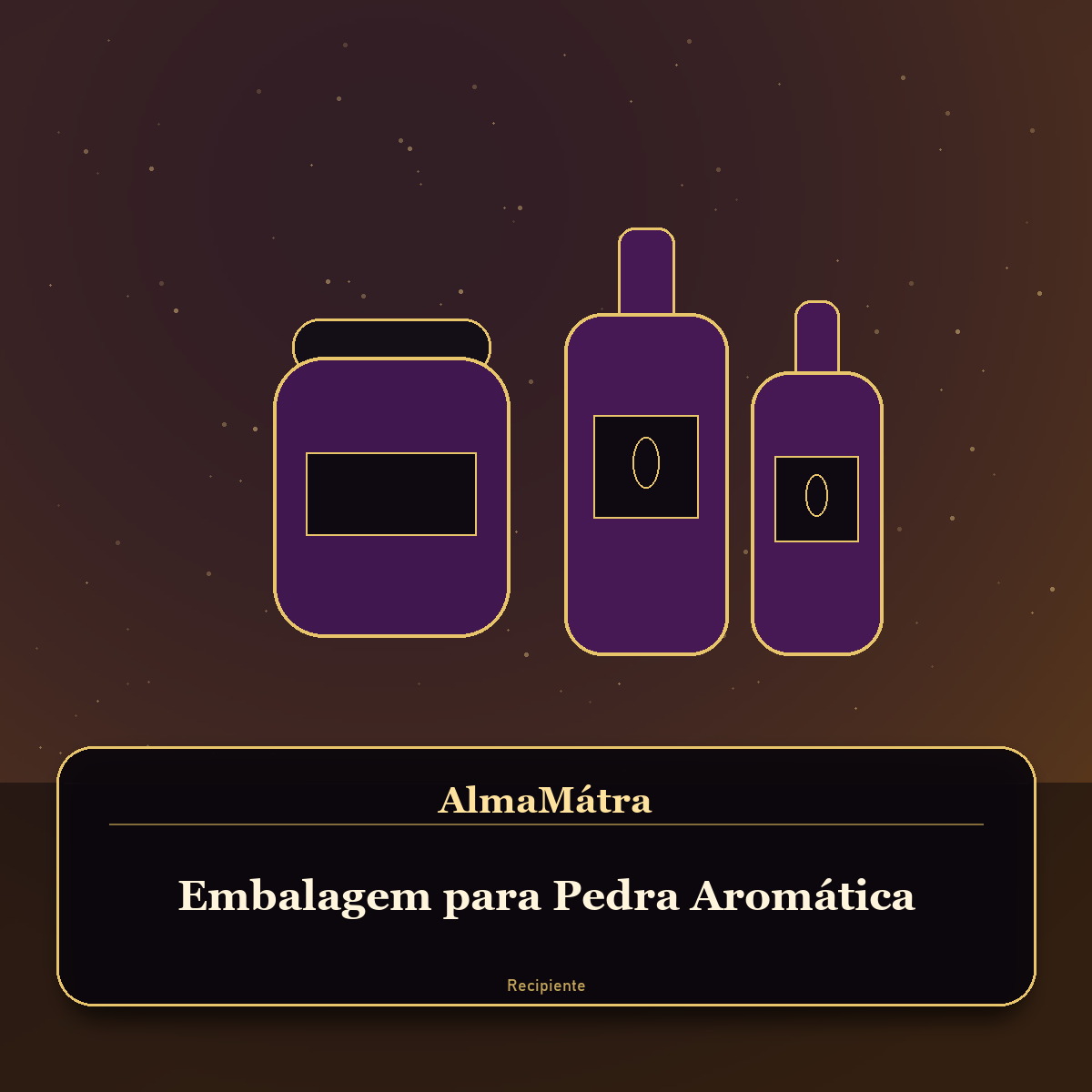 Embalagem para Pedra Aromática