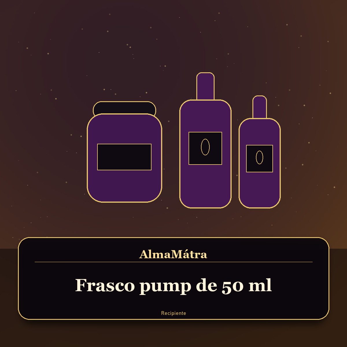 Frasco pump de 50 ml