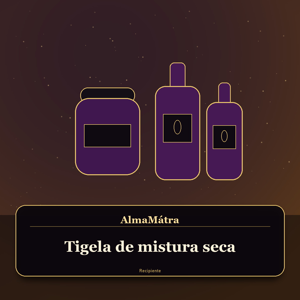 Tigela de mistura seca
